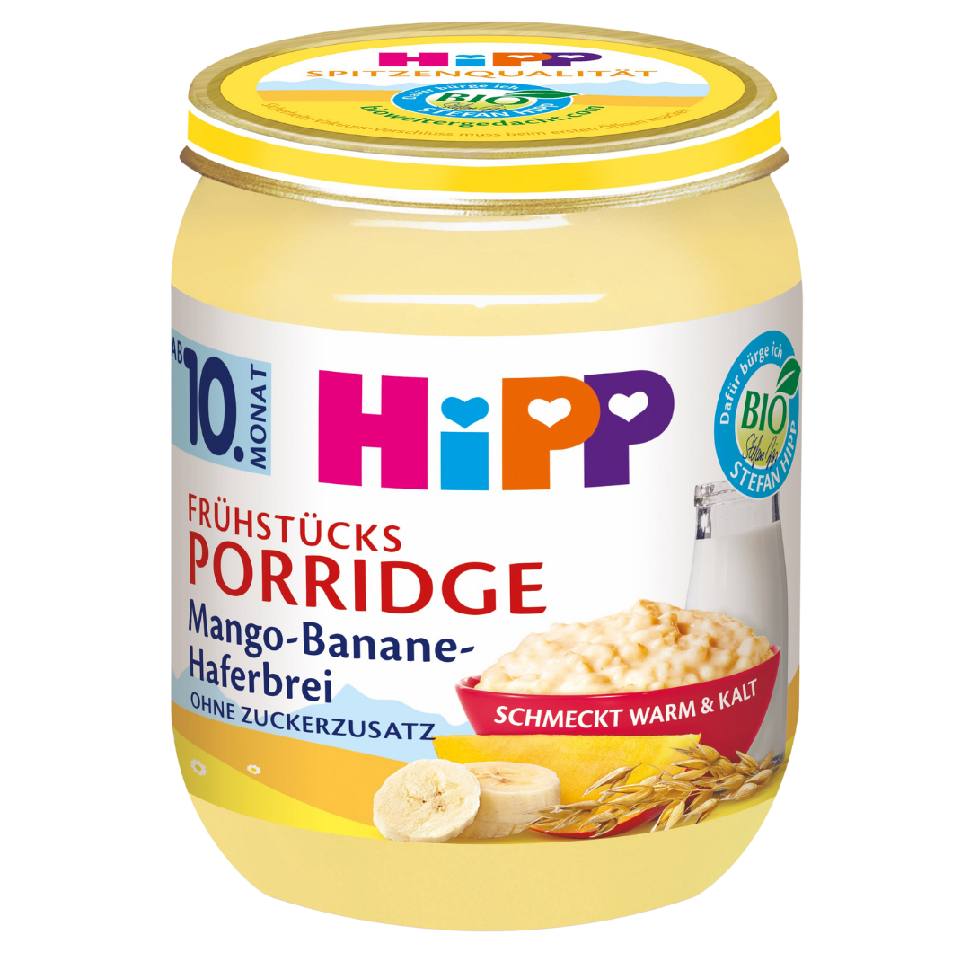 Mango-Banane-Haferbrei