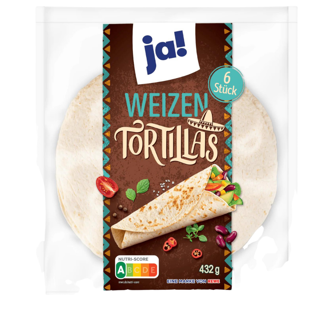 Weizen-Tortillas