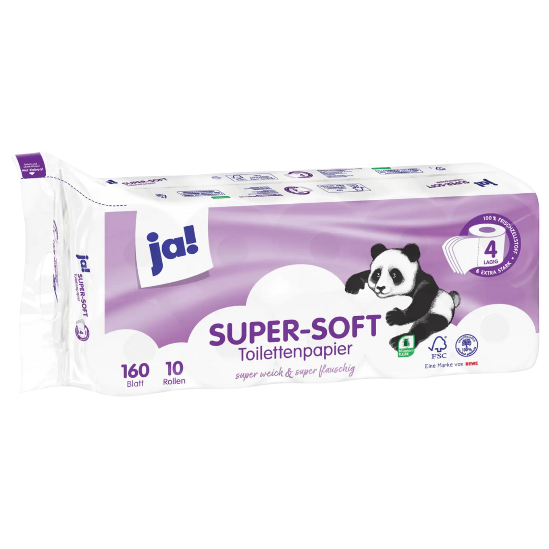 Super-Soft Toilettenpapier 4-lagig