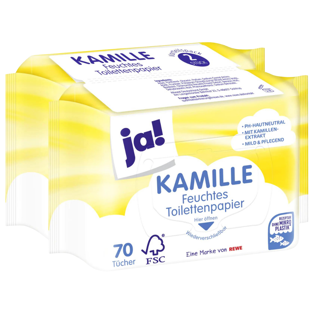 Feuchtes Toilettenpapier Kamille