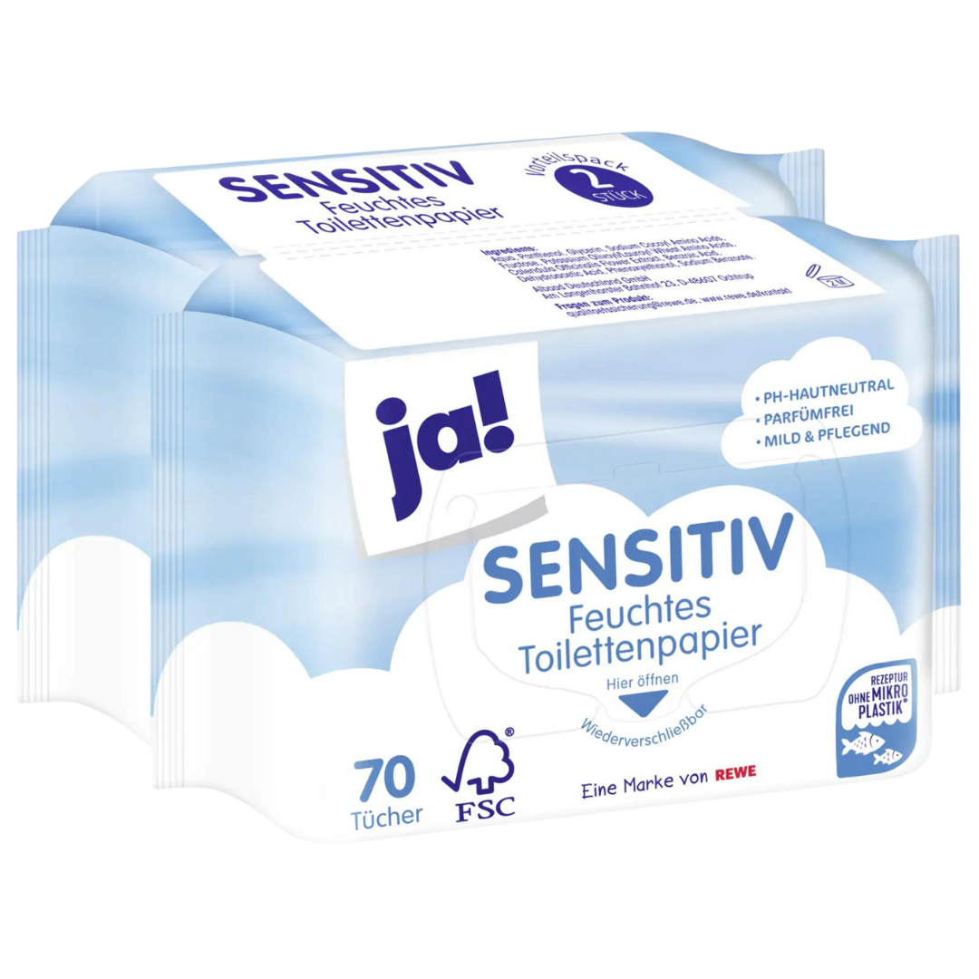 Feuchtes Toilettenpapier Sensitiv